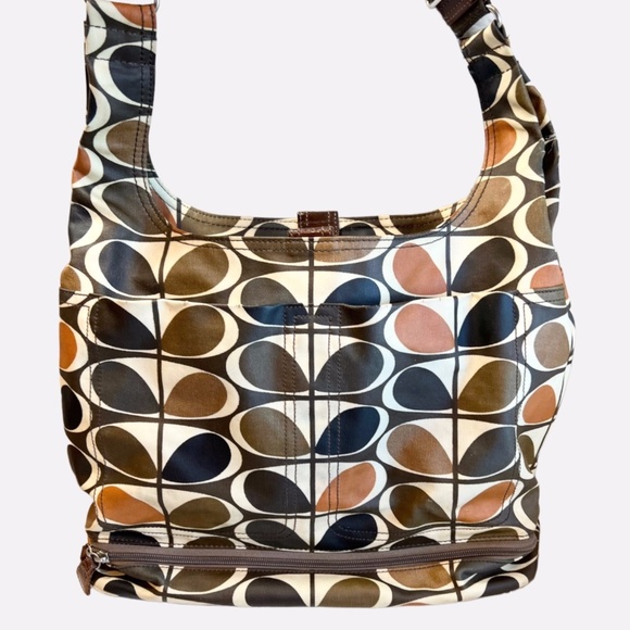 Orla Kiely Bags Orla Kiely Brown Multistem Crossbody Shoulder Piece Diaper Bag Set Poshmark